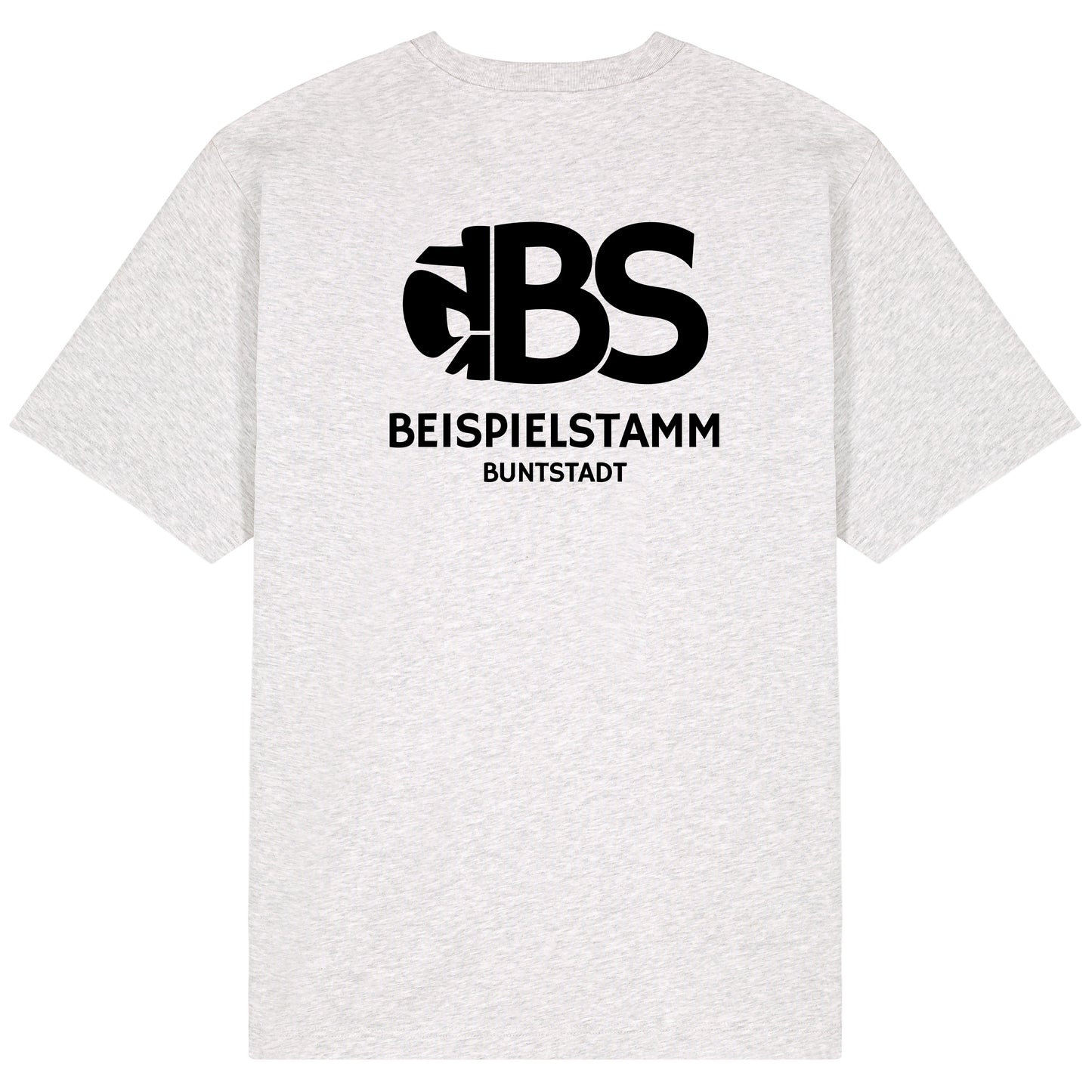 Stammes T-Shirt Buntstadt großes Logo hinten