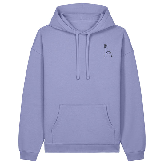 Hoodie Pfadi Gruß Hell