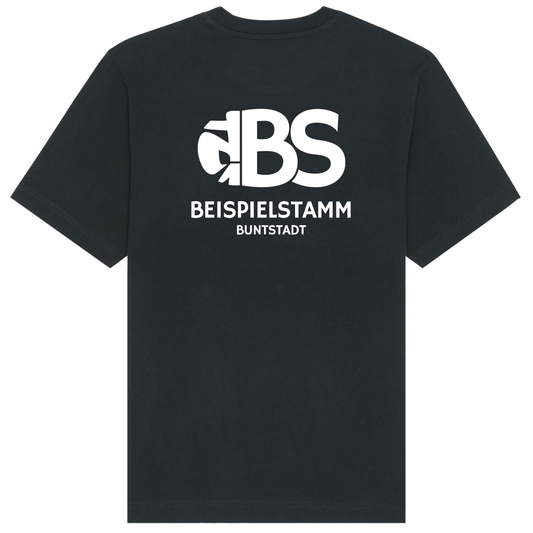 Stammes T-Shirt Buntstadt großes Logo hinten