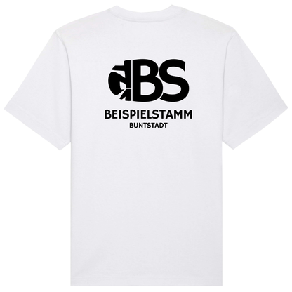 Stammes T-Shirt Buntstadt großes Logo hinten