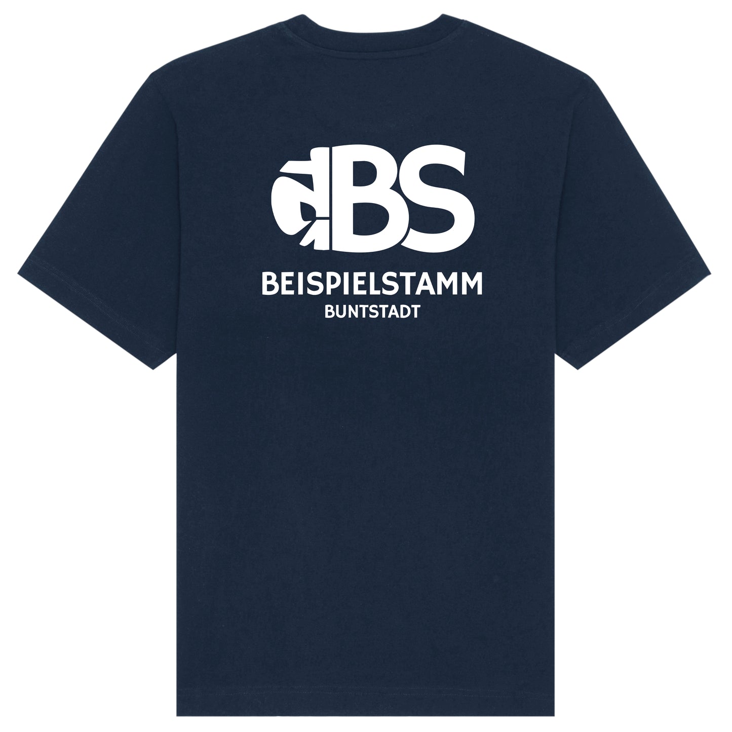 Stammes T-Shirt Buntstadt großes Logo hinten