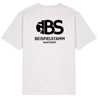 Stammes T-Shirt Buntstadt großes Logo hinten