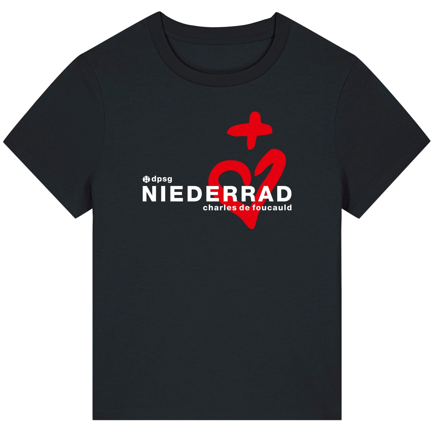 Stammes T-Shirt Charles de Foucauld Frankfurt Logo groß