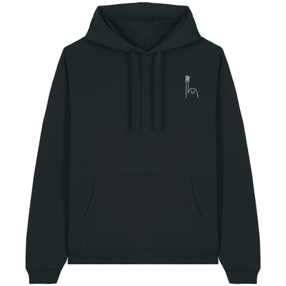 Hoodie Pfadi Gruß Dunkel