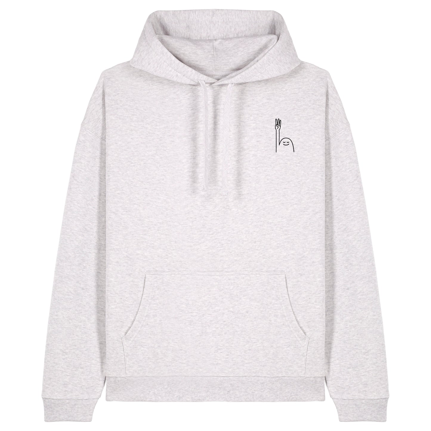 Hoodie Pfadi Gruß Hell