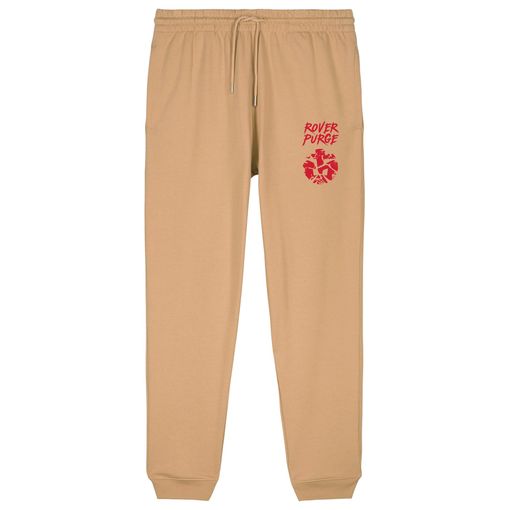 Lager Jogginghose Rover Purge 26 Schriftzug Hell Latte