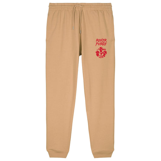 Lager Jogginghose Rover Purge 26 Schriftzug Hell Latte