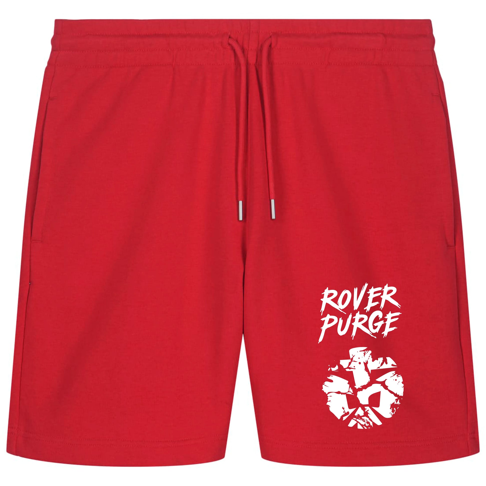 Lager Shorts Rover Purge 26 Schriftzug Red