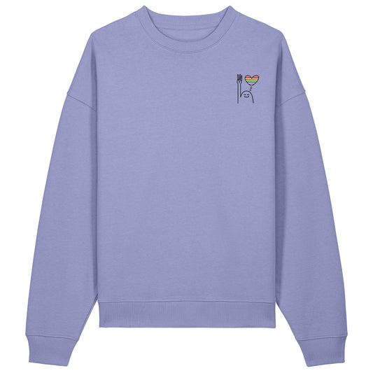 Sweatshirt Pfadi Gruß Herz Hell