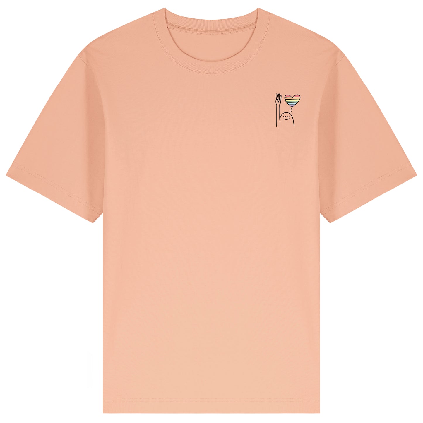 T-Shirt Pfadi Gruß Herz Hell