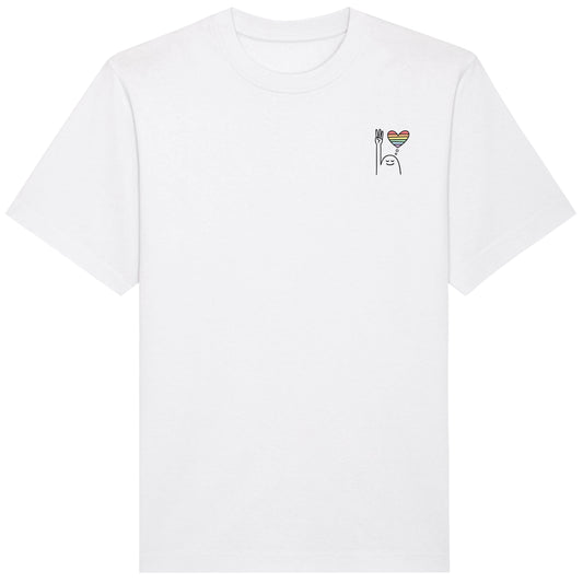 T-Shirt Pfadi Gruß Herz Hell